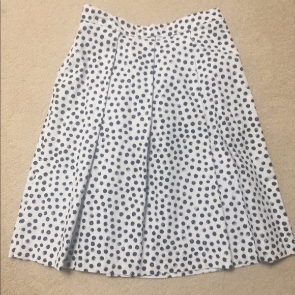 Polka Dotted A-Line Skirt. - Picture 1 of 5